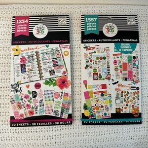 Create 365 Sticker the happy planner set of 2